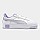 Womens Carina Street Sneakers in White & Purple